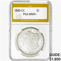 1880-CC Morgan Silver Dollar PGA MS65+