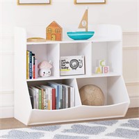 UTEX Toy Storage Organizer with Bookcase, Kid’s Mu