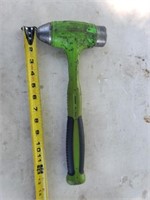 Snap-on ball peen soft grip hammer