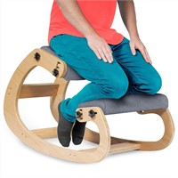 Ergonomic Kneeling Chair - Stool (Grey)