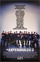 Expendables 3 Sylvester Stallone Autograph Poster