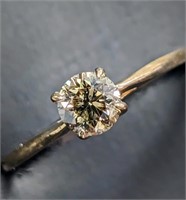 $1995 10K  Diamond (0.5Ct,I1,Light Brown) Ring