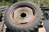 (2) Goodyear 7.50-24 tires and rims