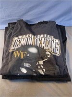 Wake Forest 2XL and 3XL tshirts