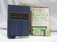 World History & Personal Finance Books