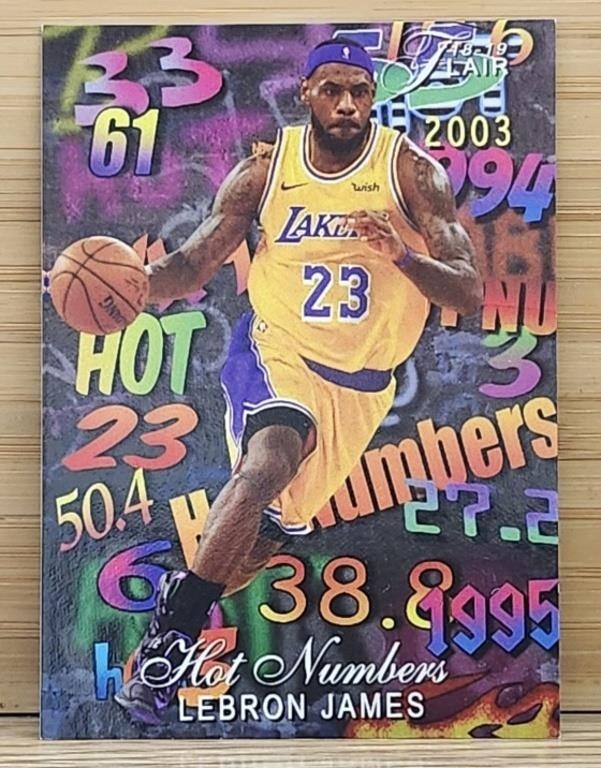 LeBron James Flair Hot Numbers