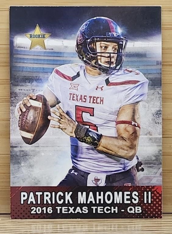 Patrick Mahomes 2016 Texas Tech Rookie