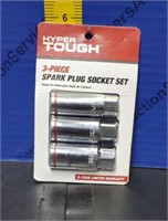HYPER TOUGH 3-piece Spark Plug Socket Set