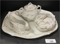 7pc Semi Porcelain Johnson Bros Serve-Ware.