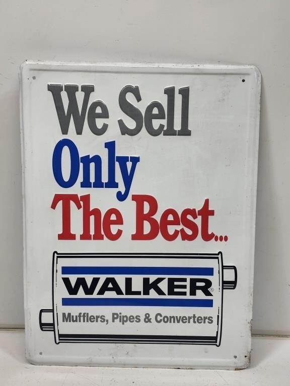 Walker Mufflers Advertising Sign