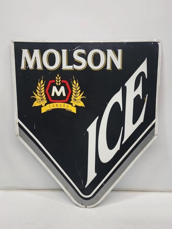 Molson Ice Beer Advertising Sign