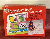 Vintage alphabet train floor puzzle 8 feet long