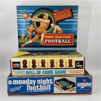 3) VINTAGE ELECTRONIC FOOTBALL GAMES