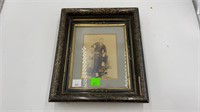 Framed civil war soldier with rifle