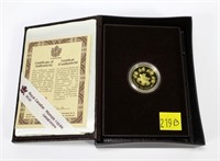 1993 $100 Gold Canadian Proof coin