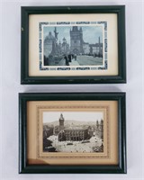 Etchings of Cityscapes Europe (2)