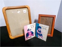 3 vintage picture frames