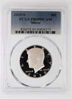 2020-S Silver Kennedy PCGS PR69 DCAM