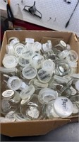 Spice jars box full