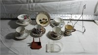 TEA CUPS & SAUCERS