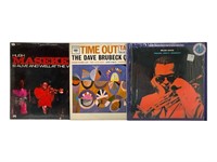 3 Jazz Albums. Davis, Brubeck Etc