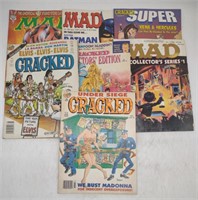(J) Vtg. Cracked & MAD Magazines