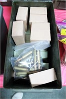 300 ROUNDS OF 7.62MM AMMUNITION METAL AMMO BOX