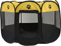 Foldable Pet Playpen, 8 Sided Oxford Cloth