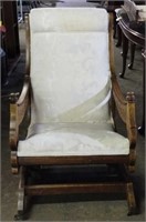 (F) Cushioned Rocking Chair 48" x 23"