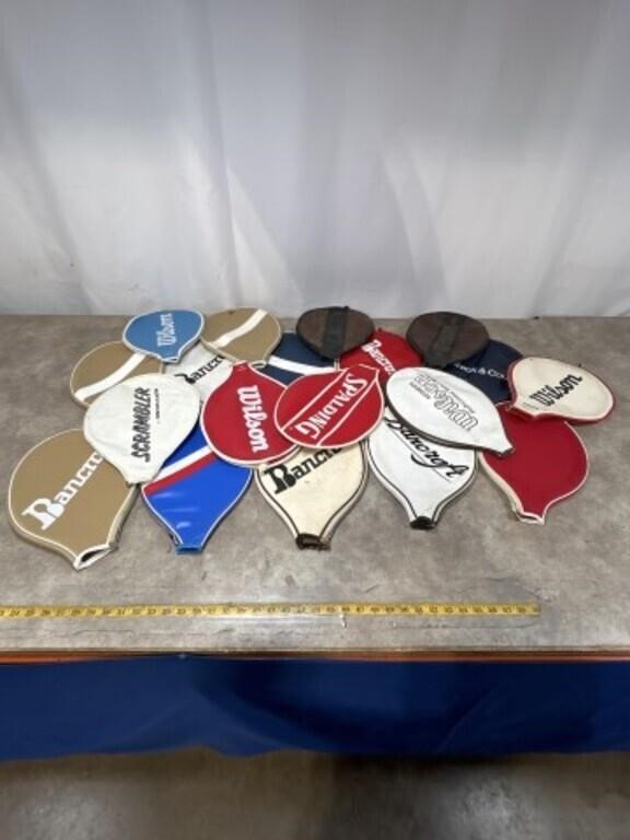 Wilson, Bancroft, and other racket brand covers