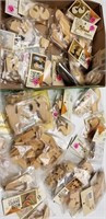 Lot of wood crafting animal cut outs