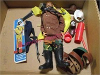 1983 gi joe firefighter doll & accessories