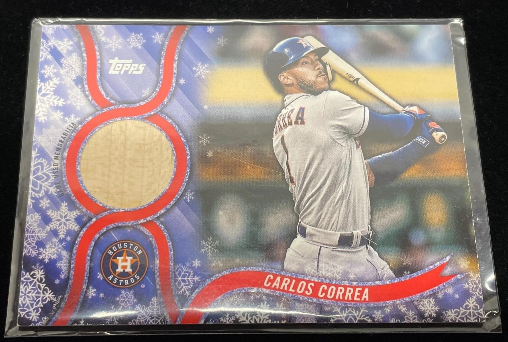 Carlos Correa Relic Card