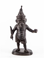 Cast Metal Mr. Punch Match Holder