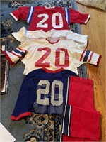 Vintage football jerseys uniforms