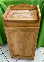 Wood Trash Can