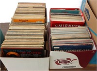 (4) Boxes of Vinyl Record Albums