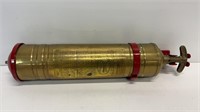 Vintage brass Pyrene fire extinguisher no.411368