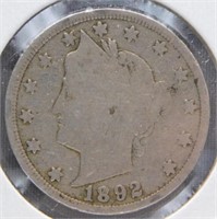 1892 Liberty Nickel.