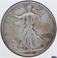 1943-S Liberty Walking Half Dollar.
