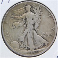 1944-D Liberty Walking Half Dollar.