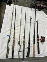 (7) Rods and a Reel