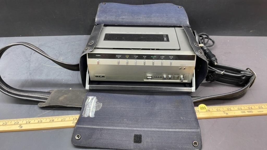 RCA VHS Player in Carry Case (unknown working