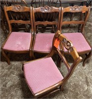 Rose Back Chairs (4)