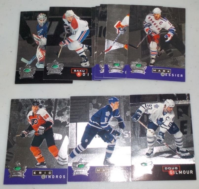 Lot of 11 Parkhurst Hockey Crown Collection cards