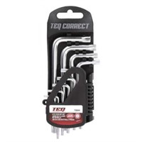 TEQ Correct Star Key Set  Short Arm  9 Piece