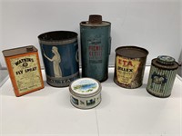 Selection of Collectable Tins inc Tea, ETA etc