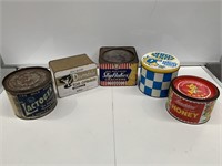 Selection of Collectable Tins inc Ice Cream etc