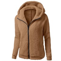 B923  FAIWAD Women's Plus Size Fleece Jacket Hoodi