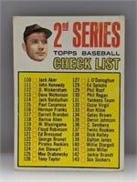 1967 Topps Mickey Mantle 2nd Series Checklist #103